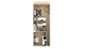 Loft - B 1 Bed 1 Bath Floor Plan Loft - B 1 Bed 1 Bath Floor Plan at The Point At Westside, Georgia, 30318